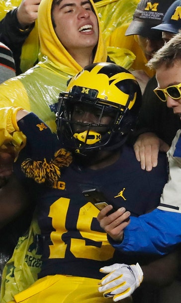 Michigan's Mike Sainristil catches on against Notre Dame